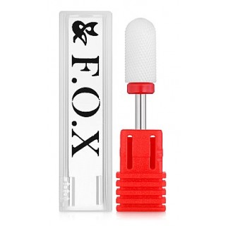 Фреза керамічна F. O. X F 3/32 Small Barrel Ball красн/кор