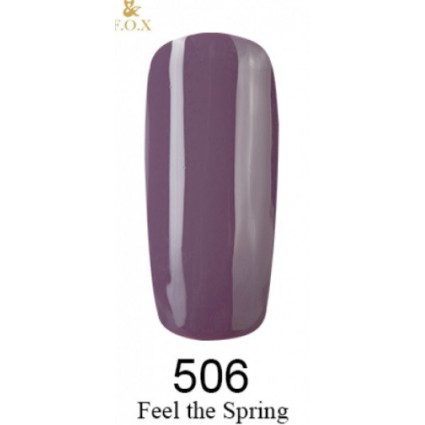 506 FOX gel-polish Feel The Spring Collection 6 мл 506 FOX gel-polish Feel The Spring Collection 6 мл