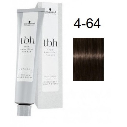 Перманентна фарба для волосся Schwarzkopf TBH Permanent 4-64 W Середньо-коричневий шоколадний бежевий 60 мл Перманентна фарба для волосся Schwarzkopf TBH Permanent 4-64 W Середньо-коричневий шоколадний бежевий 60 мл