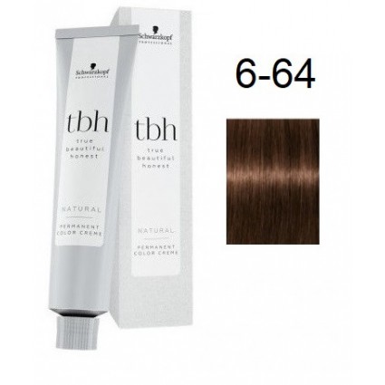 Перманентна фарба для волосся Schwarzkopf TBH Permanent 6-64 W Темний блондин золотистий попелястий 60 мл Перманентна фарба для волосся Schwarzkopf TBH Permanent 6-64 W Темний блондин золотистий попелястий 60 мл