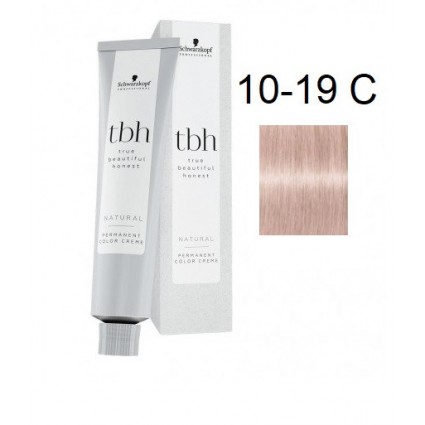 Перманентна фарба для волосся Schwarzkopf TBH Permanent 10-19 C Ультра попелястий блондин фіолетовий 60 мл Перманентна фарба для волосся Schwarzkopf TBH Permanent 10-19 C Ультра попелястий блондин фіолетовий 60 мл