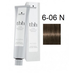 Перманентна фарба для волосся Schwarzkopf TBH Permanent 6-06 N Темний блондин натуральний шоколадний 60 мл