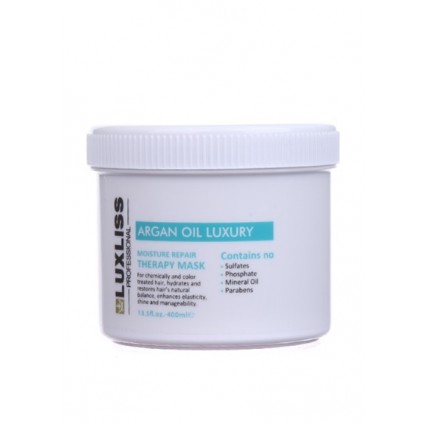 Відновлювальна арганова маска Luxliss Moisture Therapy Repair Mask 400 мл