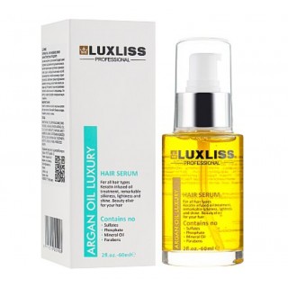 Сироватка на основі арганової олії LuxLiss Argan oil hair serum 60 мл