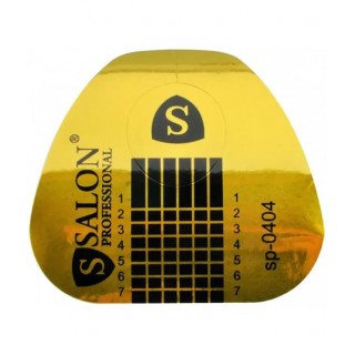 Форми для нарощування нігтів золота гостра Salon Professional 10 шт