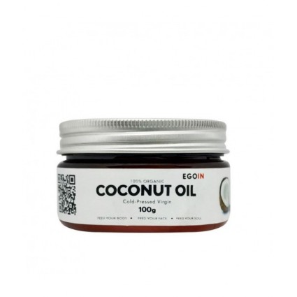 Кокосова олія EGOIN Cold-Pressed Virgin Coconut Oil 100 г