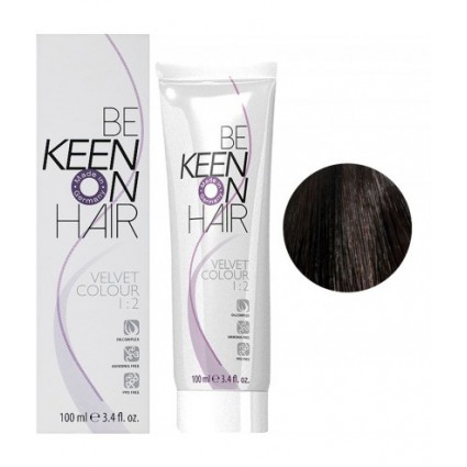 Безаміачна крем-фарба KEEN Velvet Colour 4.71 Кардамон 100 мл