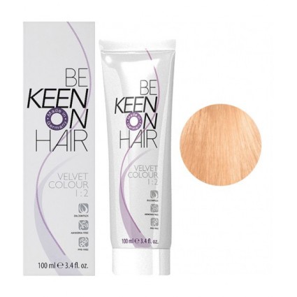 10.7 KEEN Крем-фарба для волосся VELVET COLOUR ультра-світлий коричневий блондин