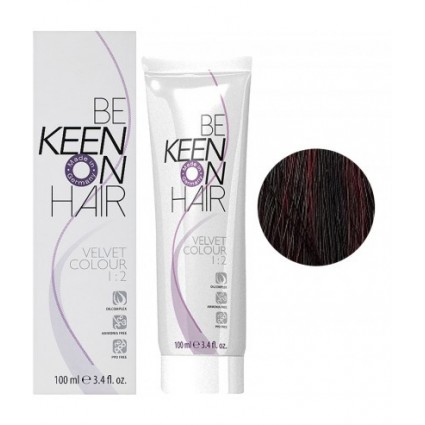 4.75 KEEN Крем-фарба для волосся VELVET COLOUR махагон 4.75 KEEN Крем-фарба для волосся VELVET COLOUR махагон