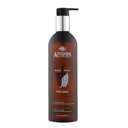 Шампунь від випадання волосся з екстрактом розмарину Angel Professional Black Angel For Men Hair Recovery Shampoo 400 мл