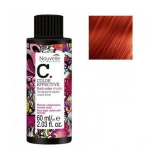 Демиперманентный барвник Nouvelle Liquid Toner 7.66 Блондин червоний інтенсивний 60 мл