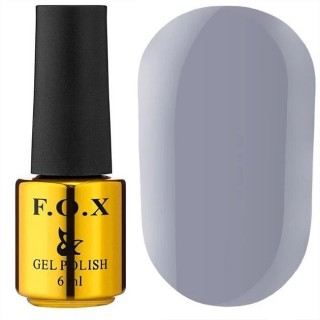 Гель-лак F.O.X gel-polish Love Song 554 сірий 6 мл