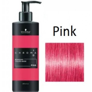 Тонуюча бондінг-маска для волосся Schwarzkopf Chroma ID Bonding Color Mask PINK Рожева 280 мл