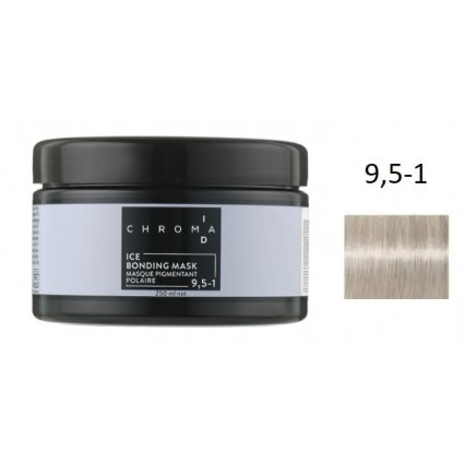 Фарбуюча бондінг-маска Schwarzkopf Chroma ID Ice Bonding Mask 9.5-1 Світлий Блонд Сандре 250 мл