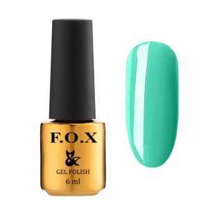 Гель-лак F.O.X gel-polish Vitamin 582 бірюзовий 6 мл