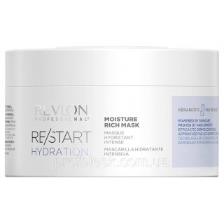 REVLON Restart Hydration Rich Mask Маска для увлажнения волос 200 мл