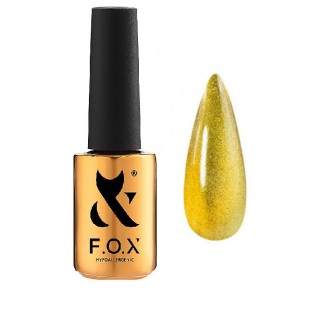 Гель-лак F.O.X gel-polish gold Sphynx Cat Eye 002 голографічні 7 мл
