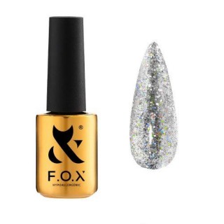 Гель-лак F.O.X gel-polish gold Sphynx Cat Eye 003 сріблясті 7 мл