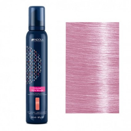 Myc для фарбування волосся Indola Color Style Mousse полунично-рожевий 200 мл