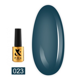 Гель-лак F.O.X Spectrum Gel Vinyl 023 темно-синій 7 мл