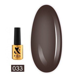 Гель-лак F.O.X Spectrum Gel Vinyl 033 коричневий 7 мл