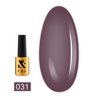 Гель-лак F.O.X Spectrum Gel Vinyl 031 запорошено-бордовий 7 мл