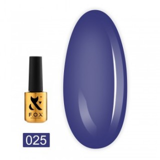 Гель-лак F.O.X Spectrum Gel Vinyl 025 яскраво-синій 7 мл