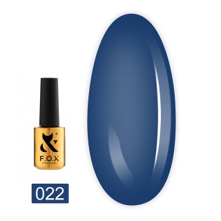 Гель-лак F.O.X Spectrum Gel Vinyl 022 синій 7 мл