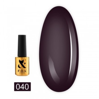 Гель-лак F.O.X Spectrum Gel Vinyl 040 темно-фіолетовий 7 мл
