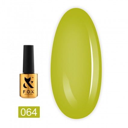 Гель-лак F.O.X Spectrum Gel Vinyl 064 лаймовий 7 мл