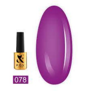 Гель-лак F.O.X Spectrum Gel Vinyl 078 фуксія 7 мл