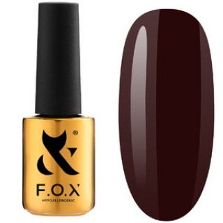 Гель-лак F.O.X. Spectrum Gel Vinyl 118 темно-коричневий 7 мл