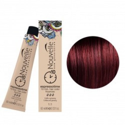 Фарба для волосся Nouvelle Espressotime 5.6 Світло-червоний коричневий 60 мл