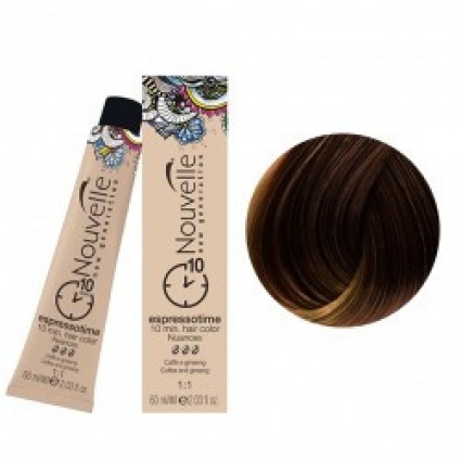 Фарба для волосся Nouvelle Espressotime 6.73 Світло-каштановий шоколадний 60 мл