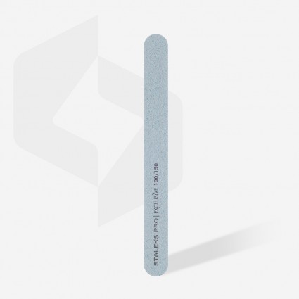 Пилка пряма мінеральна для нігтів Staleks Pro Exclusive, 100/150 грит
