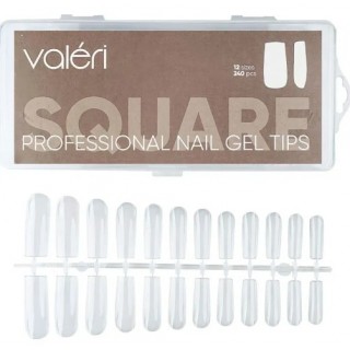 Гелеві типси Vaлерi Nail Gel Tips Square 240 шт