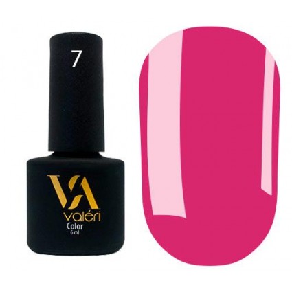 Гель-лак Vaлерi Color 007 яскравий рожевий 6 мл