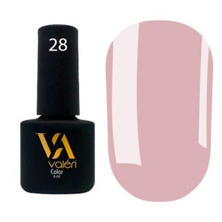 Гель-лак Vaлерi Color 028 пастельний рожево-бежевий 6 мл