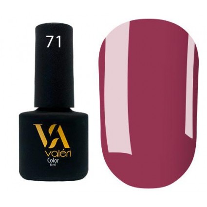 Гель-лак Vaлерi Color 071 Темно-рожевий 6 мл