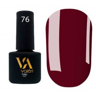 Гель-лак Vaлерi Color 076 Бордовий 6 мл