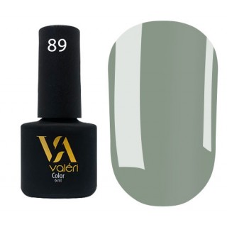Гель-лак Valeri Color 089 Сіро-зелений 6 мл
