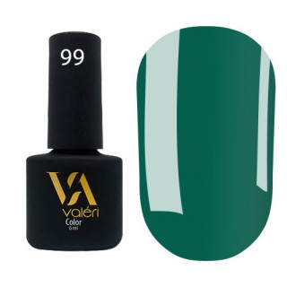 Гель-лак Valeri Color 099 Смарагдовий 6 мл