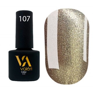 Гель-лак Valeri Color 107 Золото 6 мл