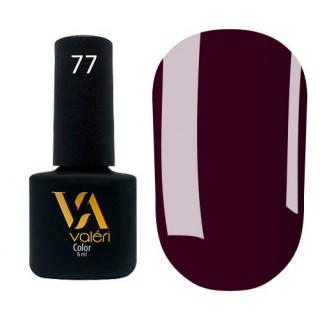 Гель-лак Vaлерi Color 077 Баклажан 6 мл