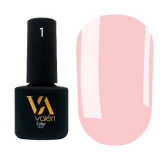 Гель-лак Vaлерi Color 001 Ніжно-рожевий 6 мл