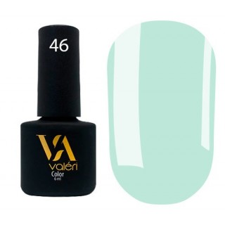 Гель-лак Valeri Color 046 Зеленувато-блакитний 6 мл