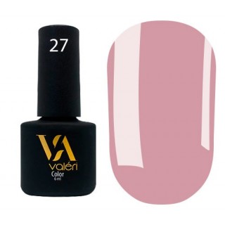 Гель-лак Vaлерi Color 027 Темний сіро-фіолетовий 6 мл