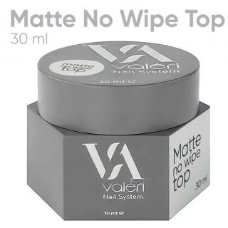 Топ матовий для гель-лаку без липкого шару Valeri Top Matt Non Wipe 30 мл