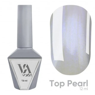 Перлинний топ для гель-лаку без липкого шару Valeri Top Pearl 12 мл