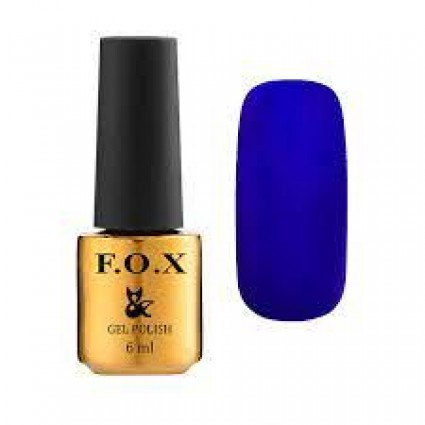 Гель-лак F.O.X gel-polish Waterway 003 синій 6 мл